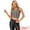 Black, variant on DARING DIVA Women's Tweed Sleeveless Vest Halter Neck Casual Waistcoat XS Black