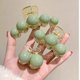 thumbnail image 5 of Juego de 3 pinzas para el cabello con perlas grandes para mujer, pinzas para el cabello antideslizantes, adecuadas para cabello grueso, adecuadas para cabello fino, 5 of 5