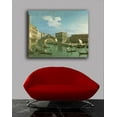 thumbnail image 2 of Canaletto "The Rialto Bridge" (18th) Canvas Print, 2 of 4