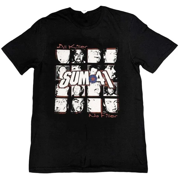 VINTAGE SUM 41 Black Heavy Cotton All Size T-Shirt Unisex Gift Unique RS007
