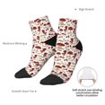 thumbnail image 6 of Pofeuu Mushroom Print 30cm Socks, Adult Running Hiking Socks for Youth and Adult, 6 of 7