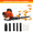 52CC 2 Cycle 550CFM 1.7HP 200MPH(Orange_1), variant on Floseru Gas Powered Backpack Leaf Blower – 75.6CC 4 Stroke Engine, 900 CFM & 210 MPH for Heavy Duty Commercial Lawn Care, Wet Leaf & Debris Removal
