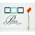 thumbnail image 1 of Peace Be Unto This House.. Picture Art – Living Room – Peel & Stick Sticker - Vinyl Wall Decal, 1 of 2