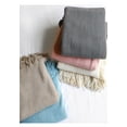 thumbnail image 2 of suxuMhao Bed Blankets - 1 Piece 50×70in Soft Throw Blanket with All-season, Cozy Couch Blanket & Air Conditioning Blanket, Perfect Fall Blanket for Home or Office Comfort, Light Grey, 2 of 4