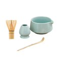 thumbnail image 1 of Juego de té matcha Batidor de bambú para matcha y soporte Cuenco de para matcha Juego de utensilios para matcha Cian, 1 of 9