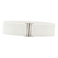 thumbnail image 3 of Cinturón elástico ancho para mujer Yuyangstore Blanco, 3 of 8
