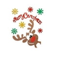thumbnail image 1 of BETTERLIFE Christmas Door Stickers Christmas Tree Santa Claus Sticker Elk Decoration D6X9, 1 of 7