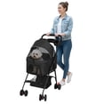 thumbnail image 4 of Dapmiu Pet Stroller with Removable Carrier,8KG Capacity Dog & Cat Stroller,Foldable with 360 Wheels & Safety Belt - Breathable Mesh,Large Storage Basket,Ideal for Walking,Shopping, and Travel, 4 of 8