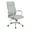 Steel Gray, variant on High Back Manager's Chair with Dillon Black Fabric and Chrome Base