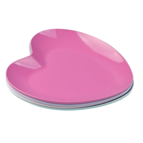 FRCOLOR 4pcs Jewelry Tray Heart Shaped Tray Storage Tray Serving Tray Heart Shaped Tray Dish Valentines  Plate Jewelry Plate Ring Holder