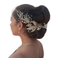 thumbnail image 2 of TIARA CORONA TOCADO PEINETA NOVIA XV BODA COMUNIÓN PRINCESA NIÑA M0029 GENÉRICA CUSTOM TOCNADO18, 2 of 2