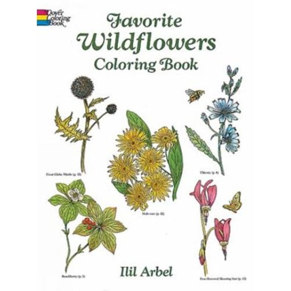 Pre-Owned Favorite Wildflowers Coloring Book (Paperback) 0486267296 9780486267296