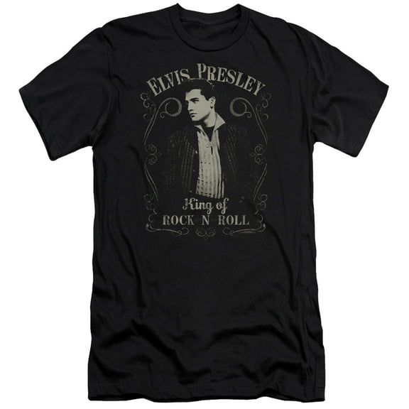 Elvis Presley - Rock Legend - Slim Fit Short Sleeve Shirt - Small