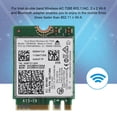 thumbnail image 2 of Sans Fil-Ac Double Bande, Haute Vitesse Durable Plus Grande Capacité Stable Performance AC Carte Sans Fil, 4.0 pour, 2 of 8