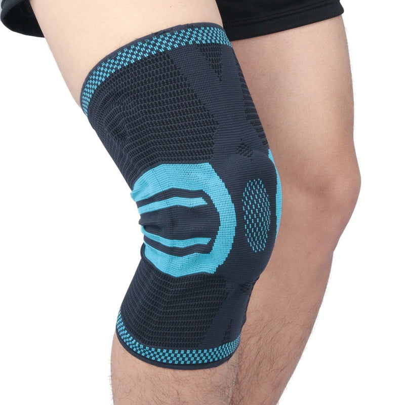 Fymall 1PC Breathable Knitted Compression Knee Pad Support Brace ...