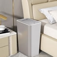 thumbnail image 5 of 100Fens Household Push-type Trash Can For Living Room Kitchen And Bathroom With Lid And Deodorant Trash Can, 5 of 6