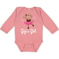 thumbnail image 3 of Inktastic Gigis Girl Ballerina Monkey Girls Long Sleeve Baby Bodysuit, 3 of 5