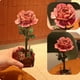 thumbnail image 5 of Bloques de construcción de madera Juego de rompecabezas de flores | Kit de modelo floral de madera 3D | DIY Decoración de manualidades de rosa de girasol con margarita de lirio eterno, 5 of 7