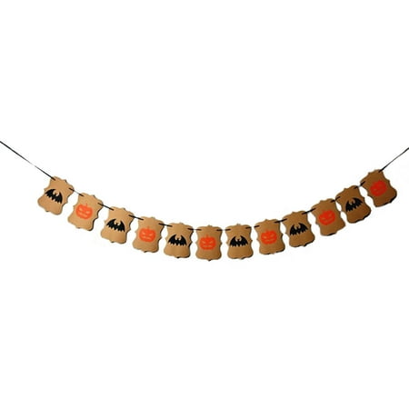 Party Banner Justdolife Bat Pumpkin Pattern Hanging This On Opens A Dialog That Displays Additional Images For Product With The Option To Zoom In Or Out