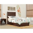 thumbnail image 2 of AFI NoHo Wood Twin Bed with Footboard and Twin Trundle in Walnut, 2 of 6