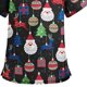 thumbnail image 5 of Verde Navidad mujer enfermería uniforme Scrub manga corta camiseta Navidad blusa Tee Tops/S/ kaili Sencillez, 5 of 5