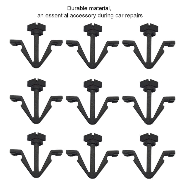 Becaristey 100 Pièces / Ensemble de Clip de Calandre avant de Voiture Clips de Réparation Amovibles Portables