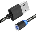 thumbnail image 1 of Tipo-C TPE Cable de cargador magnético de 360 ​​grados 2.1A Corriente LED Cable USB de carga a prueba de polvo Sweethay DZ3764-06, 1 of 2
