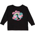 thumbnail image 3 of Inktastic Nonna Loves Me Girls Granddaughter Rainbow Girls Long Sleeve Toddler T-Shirt, 3 of 5