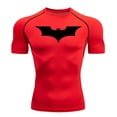 thumbnail image 2 of Camiseta de compresión para hombre, ropa deportiva ajustada para gimnasio, transpirable, secado rápido, Verano, 2 of 5
