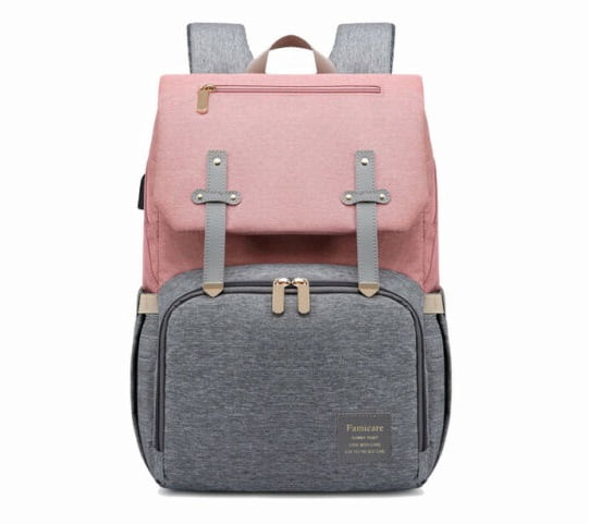 backpack diaper bag with usb