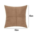 thumbnail image 2 of Funda de almohada de ante liso con cojín para el hogar - Funda de almohada de pelo de arena simple ins, 2 of 5