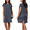 Dark Gray, variant on Gleelaud Soft Short Sleeve Maternity Nursing Nightgown, Labor Postpartum Hospital Gown, Solid & Print Options, Fits All Pregnancy Stages