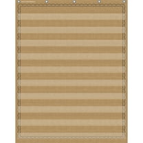 Teacher Created Resources 10-Pocket Pocket Chart, Burlap Design, 34" x 44"
