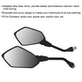 thumbnail image 4 of Espejo De Motocicleta Espejo Retrovisor De Motocicleta Par De Modificación De Motocicleta Espejo Retrovisor Universal Accesorio De Motocicleta Black8mm ANGGREK Accesorios, 4 of 8