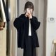 thumbnail image 3 of 2024 otoño e invierno nuevo estilo japonés estilo perezoso cárdigan de punto suelto de longitud media chaqueta de mujer reductora de edad de color sólido para mujer, 3 of 5