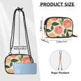 thumbnail image 4 of FORMRS Mini Crossbody Bag for Women Adjustable Rope Shoulder Casual Phone Purse, Watercolor Grapefruit, 4 of 7