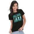 thumbnail image 3 of Good Things Come To Those Who Sweat Womens Slim Fit Graphic Tee Brisco Brands S, 3 of 5