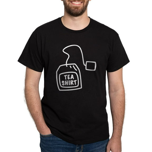 CafePress - Tea Shirt Dark T Shirt - Men's Classic Graphic Cotton T-Shirt