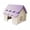 Coffee/Light Green/Blue/Purple/Pink/Light Blue/Yellow/Green, variant on Sunjoy Tech Hamster House,Small Animal Hideout Hut with Porous,Ventilated Safe Pet Nesting for Hamsters Golden Bears Squirrels