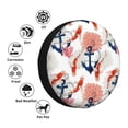 thumbnail image 4 of Susaid Koi Fish And Corals Print Tire Covers,Waterproof Anti-UV Snow Sun Rain Tire Covers for RV,Truck, SUV, Trailer, Camper-17 inch, 4 of 6