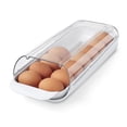 thumbnail image 1 of FridgeView Soporte para huevos con ruedas, organizador apilable para huevos con bandeja extraíble para almacenamiento en el refrigerador, 1 of 5