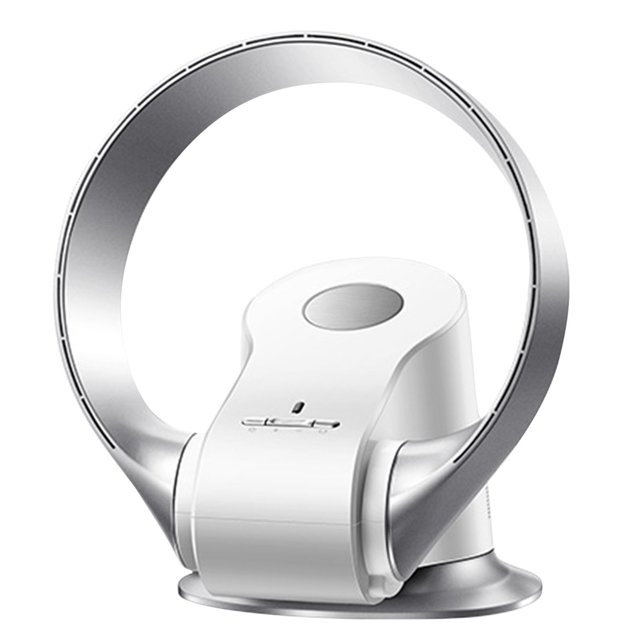 Desk Fan, 9 Speed Low Noise Safe CN Plug 220V Bladeless Fan Gentle Wind For Office