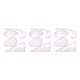 thumbnail image 1 of Injueey 4 Pieces Pattern Sewing Ruler DIY Tailor Calibrated Half-round Drawing Drafting Metric Dressmaking Clothing Manual Curve Type1 NO1, 1 of 6