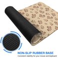 thumbnail image 6 of 31.5x15.7 Inch Gaming Mouse Pad, Non-Slip Stitched Rubber Desk Mat for Desktop & Laptop,Deer Floral Pony Beige Pattern, 6 of 6