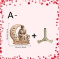 thumbnail image 3 of Wooden Desk Decor Ornament Inspirational Family Quote Tabletop Display Decoration Wooden Stand Keepsake Minimalist Home Office Shelf Decor Piece For Living Room Bedroom Desk Use, 3 of 5