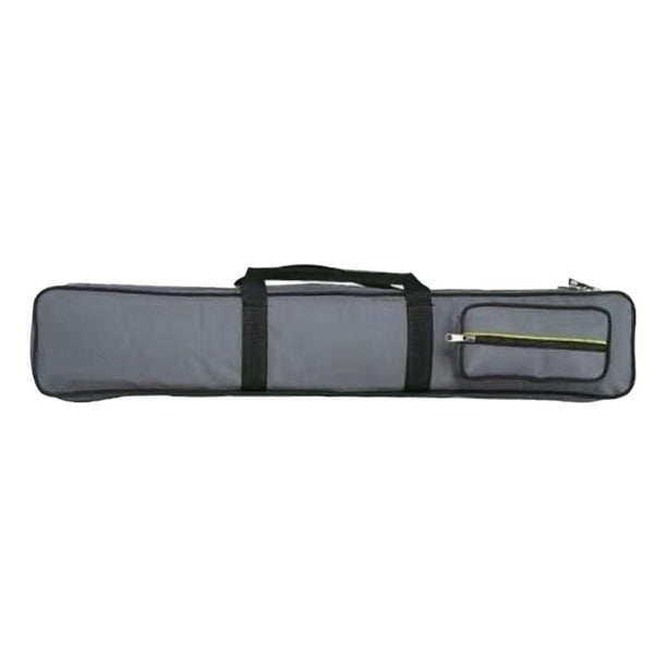 Estuche de billar, práctico contenedor protector, 1/2 taco de billar gris