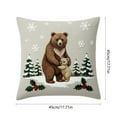 thumbnail image 5 of Christmas Decorative Throw Pillow Covers 18x18" Pillowcase Cover Christmas Cushion Cover Christmas Gifts, 5 of 7