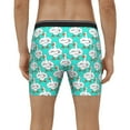 thumbnail image 4 of Cauagu Strong Goose Print Men's Boxer Briefs, Funny & Cute Underwear Elastic Waistband Briefs Ideal Gift for Men,1-Pack, 4 of 7
