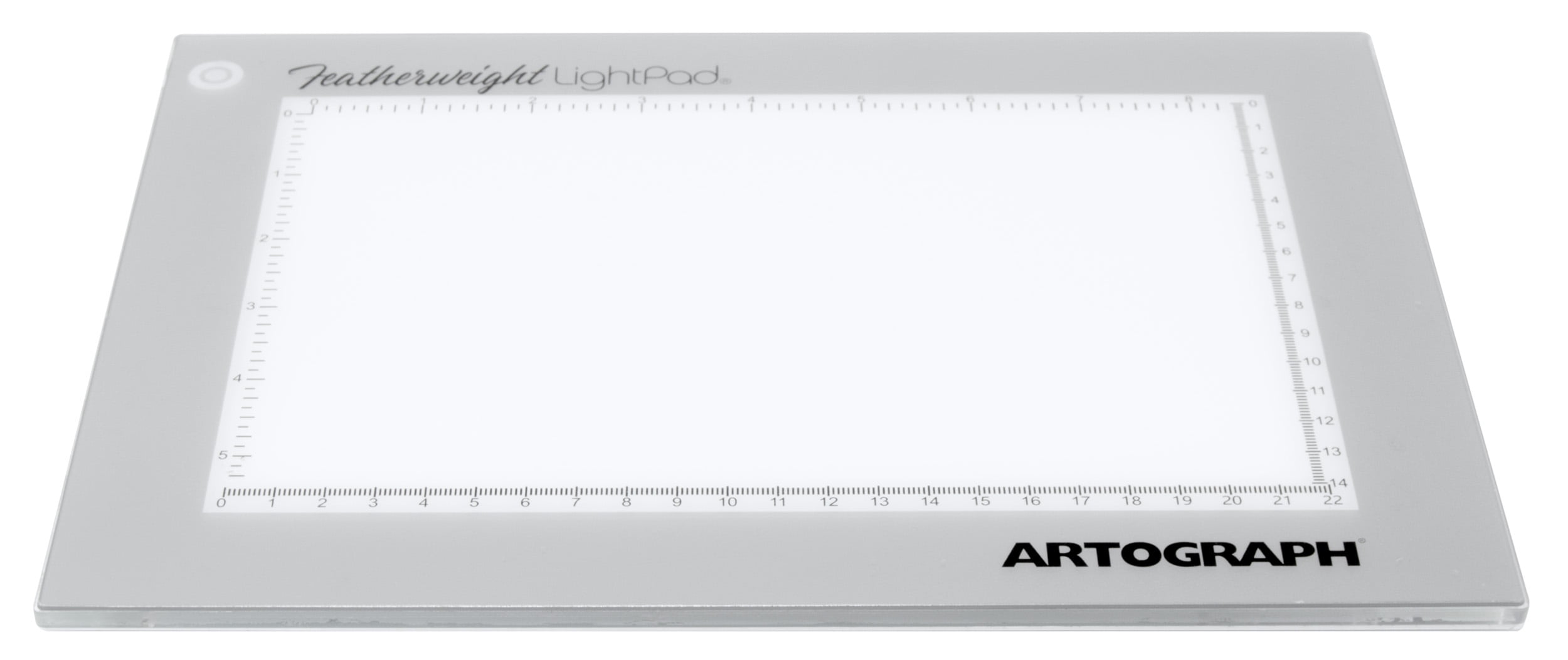 Featherweight 6" x 9" Lightpad Ultra-Thin, Dimmable and Lightweight for Drawing Tracing Illustrations, Animation
