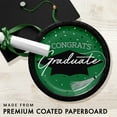 thumbnail image 2 of Creative Converting School Spirit Green Graduation Dessert Paper Plates, 54 ct., 2 of 4